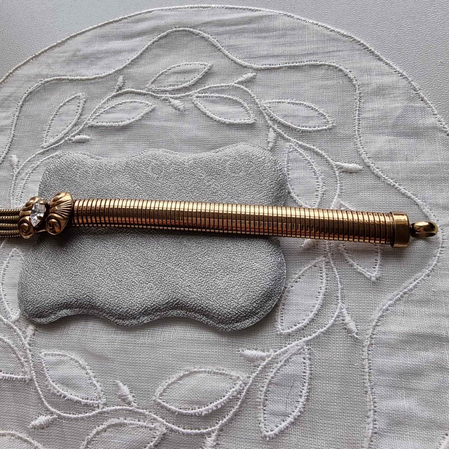 Bracelet - Ermani Bulatti Crystal Bow Snake Chain Bracelet