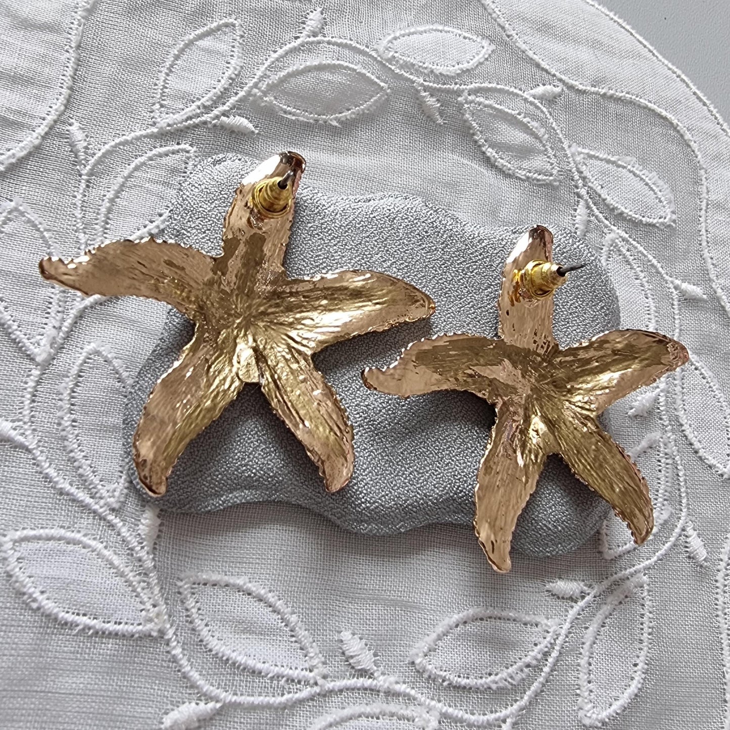 Posts - Turquoise Enamel Statfish Stud Earrings