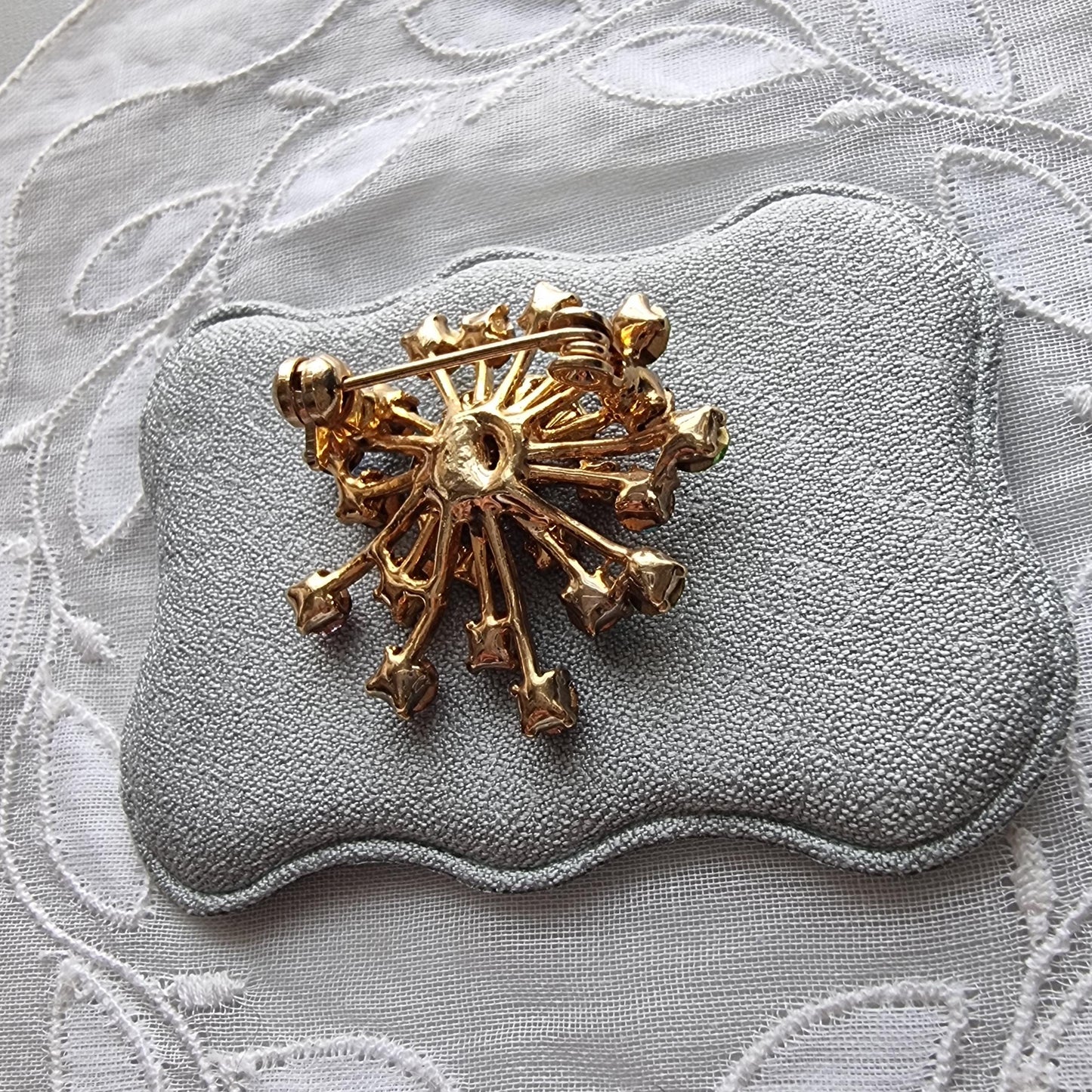 Brooch - Multicoloured Crystal Spray Brooch