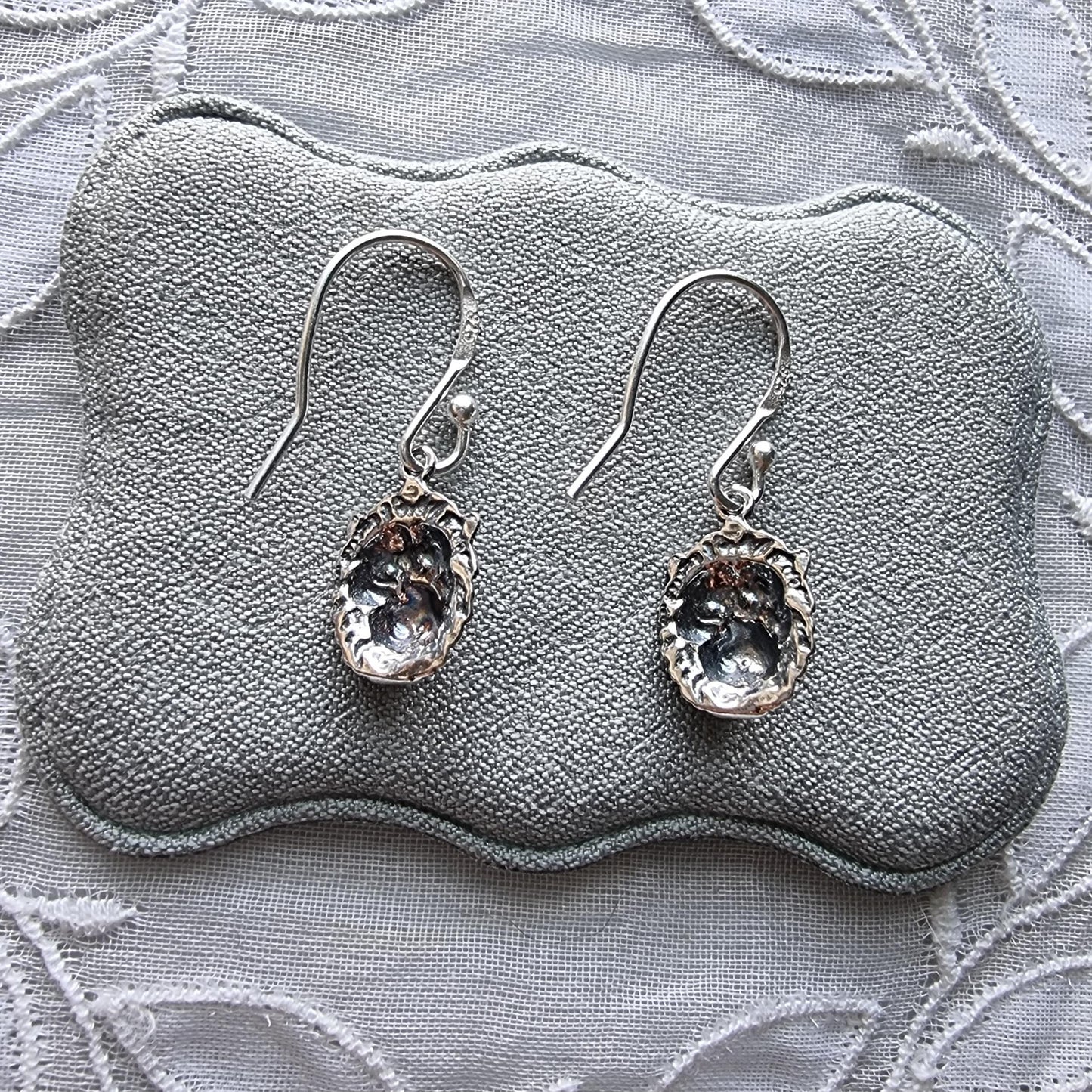 Hooks - Sterling Silver Lion Head Drops Hook Earrings