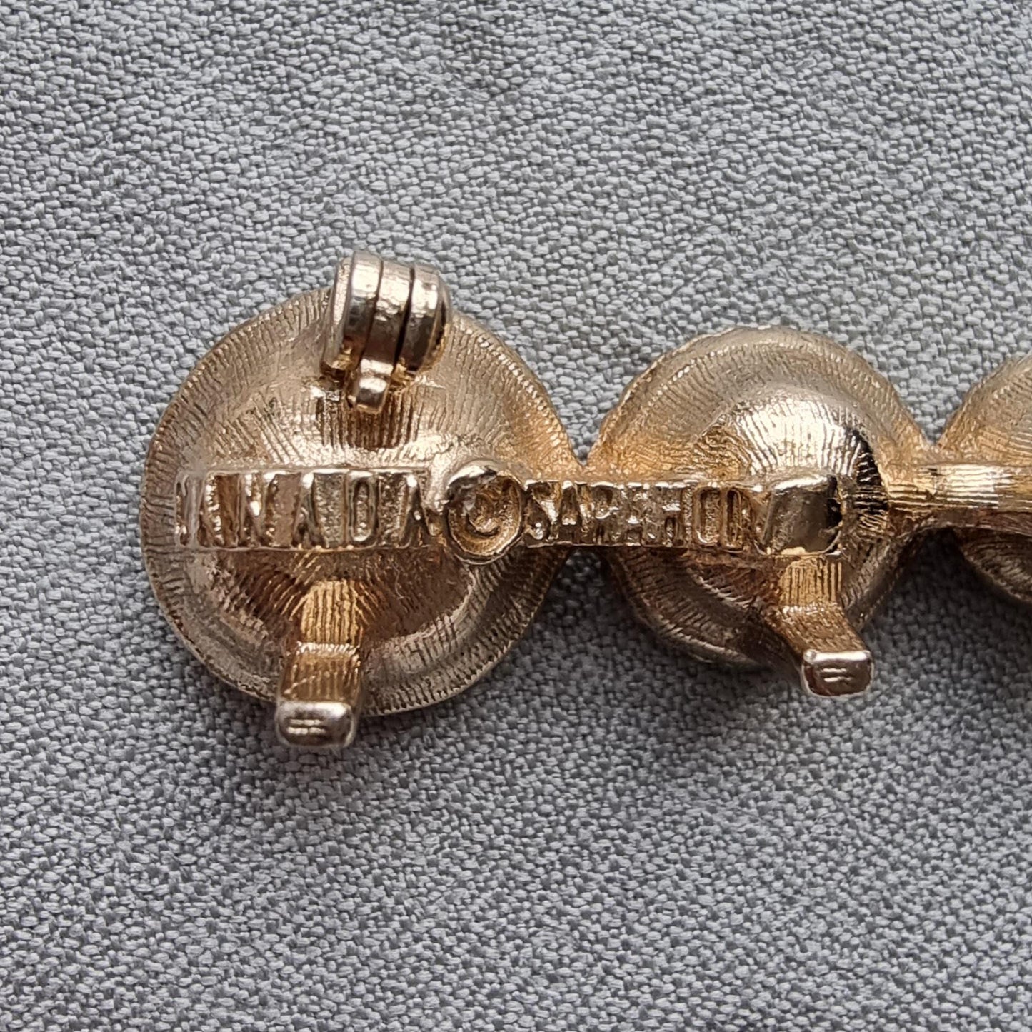 Brooch - Sarah Coventry Pink Crystals and Tassel Brooch