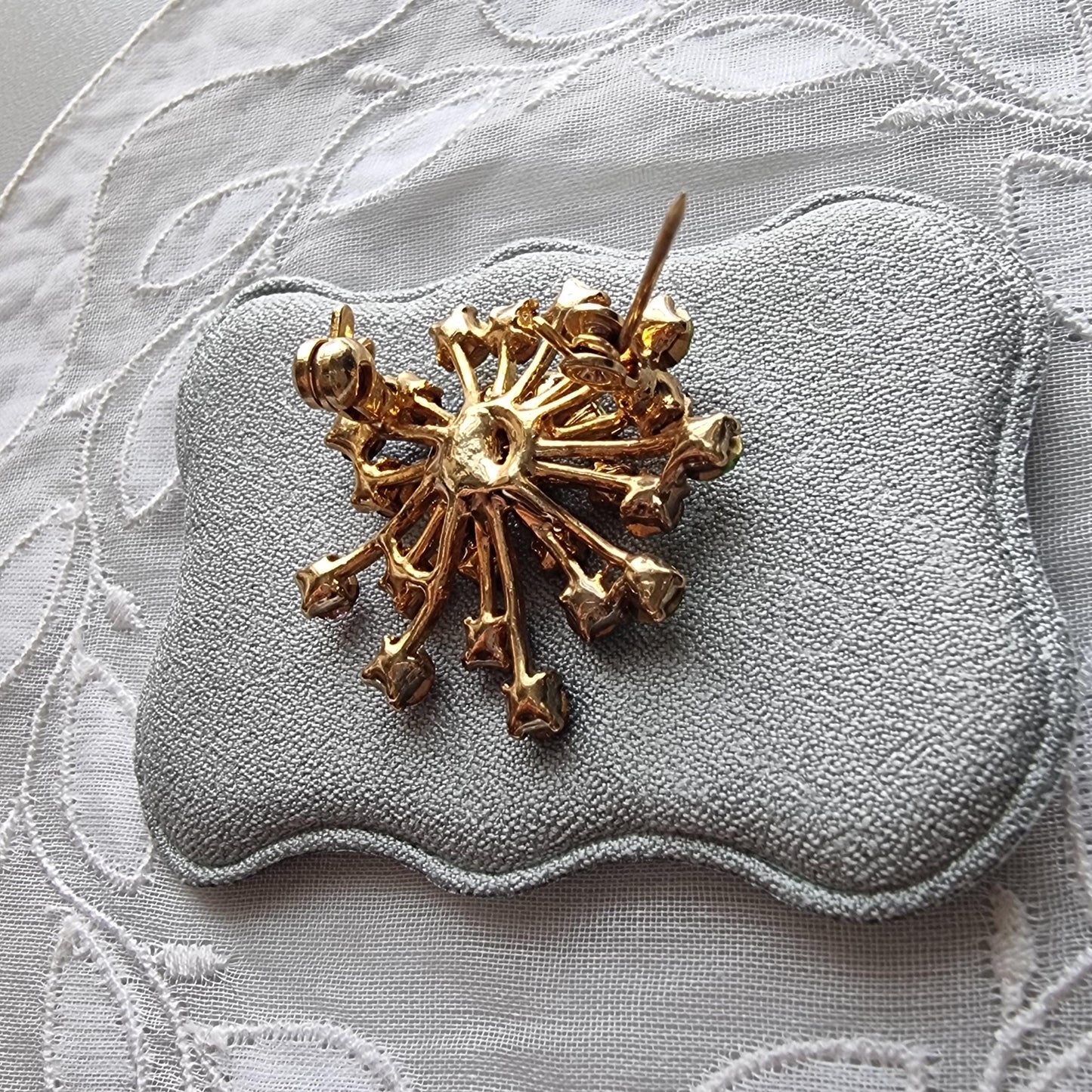 Brooch - Multicoloured Crystal Spray Brooch