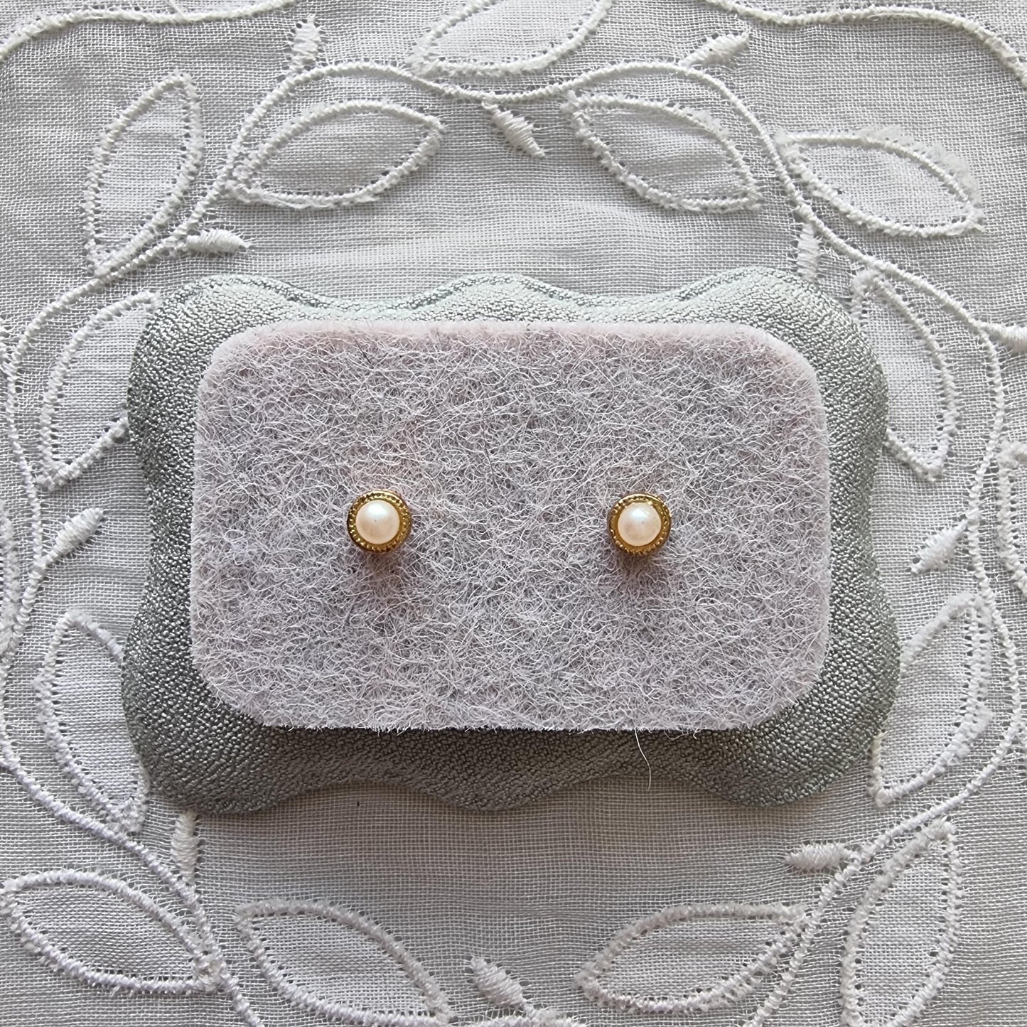 Posts - Tiny Faux Pearl Stud Earrings