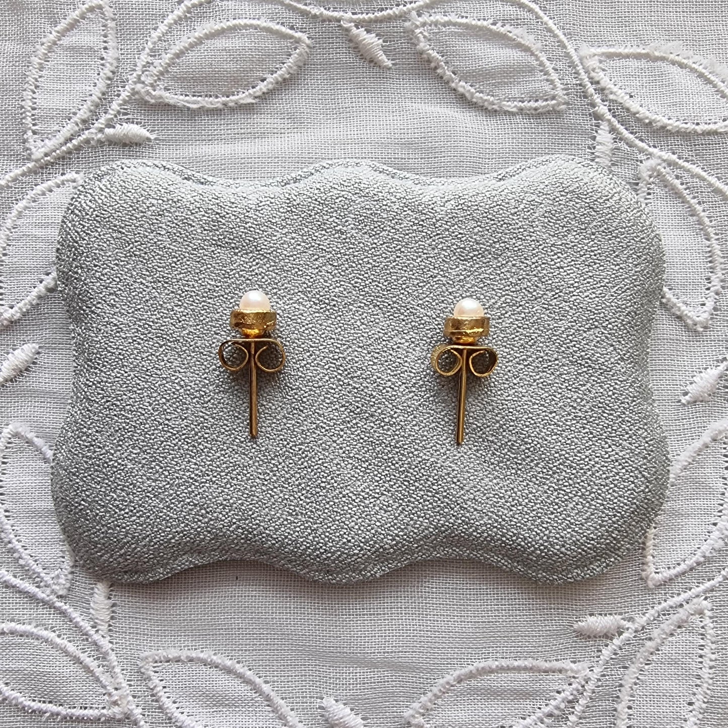 Posts - Tiny Faux Pearl Stud Earrings