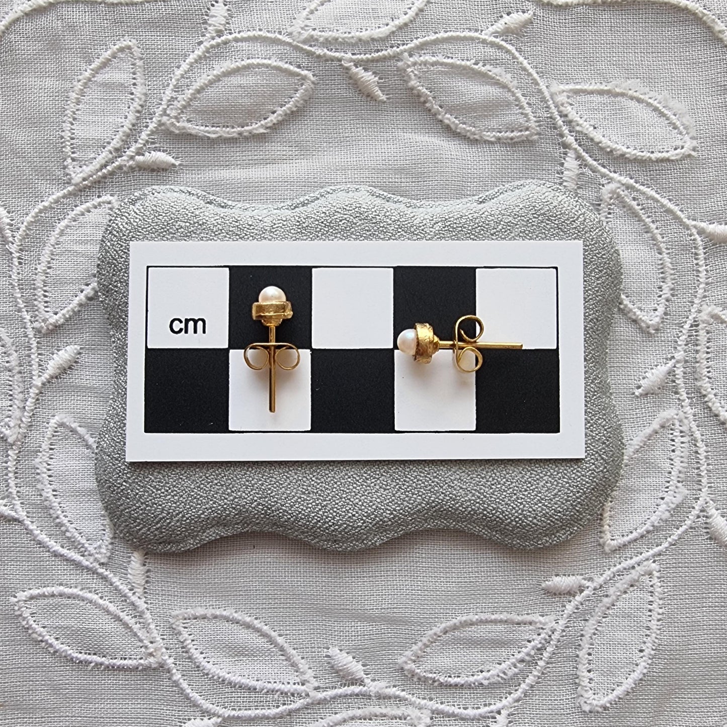 Posts - Tiny Faux Pearl Stud Earrings