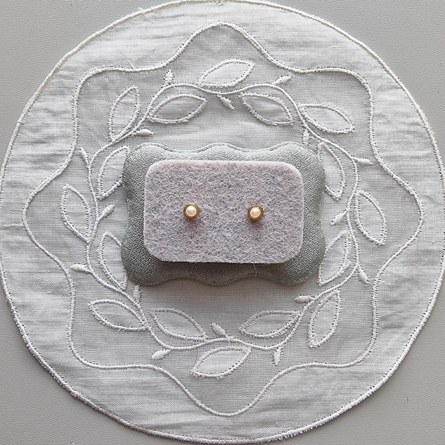 Posts - Tiny Faux Pearl Stud Earrings