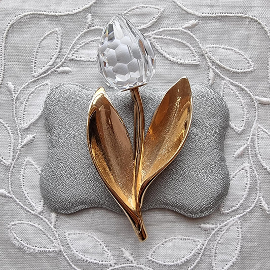 Brooch - Swarovski Crystal Tulip Brooch