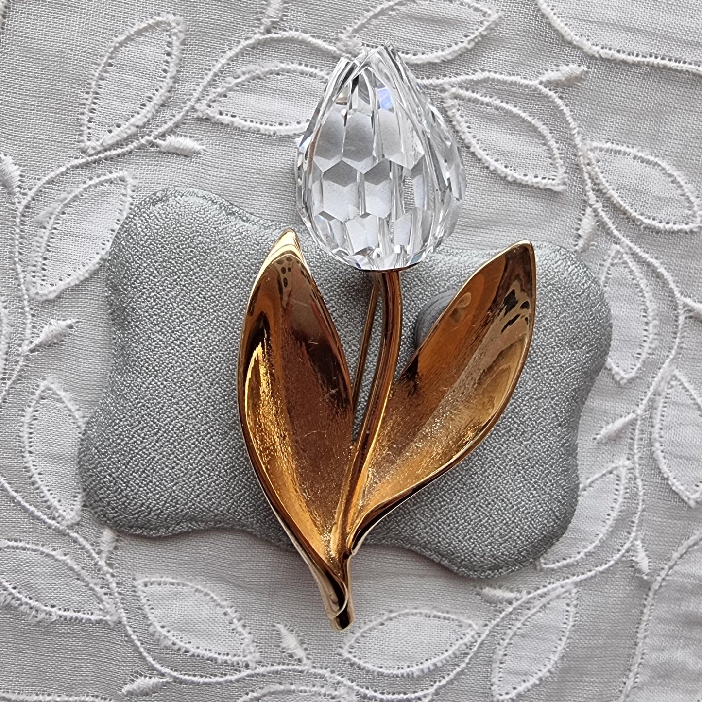 Brooch - Swarovski Crystal Tulip Brooch