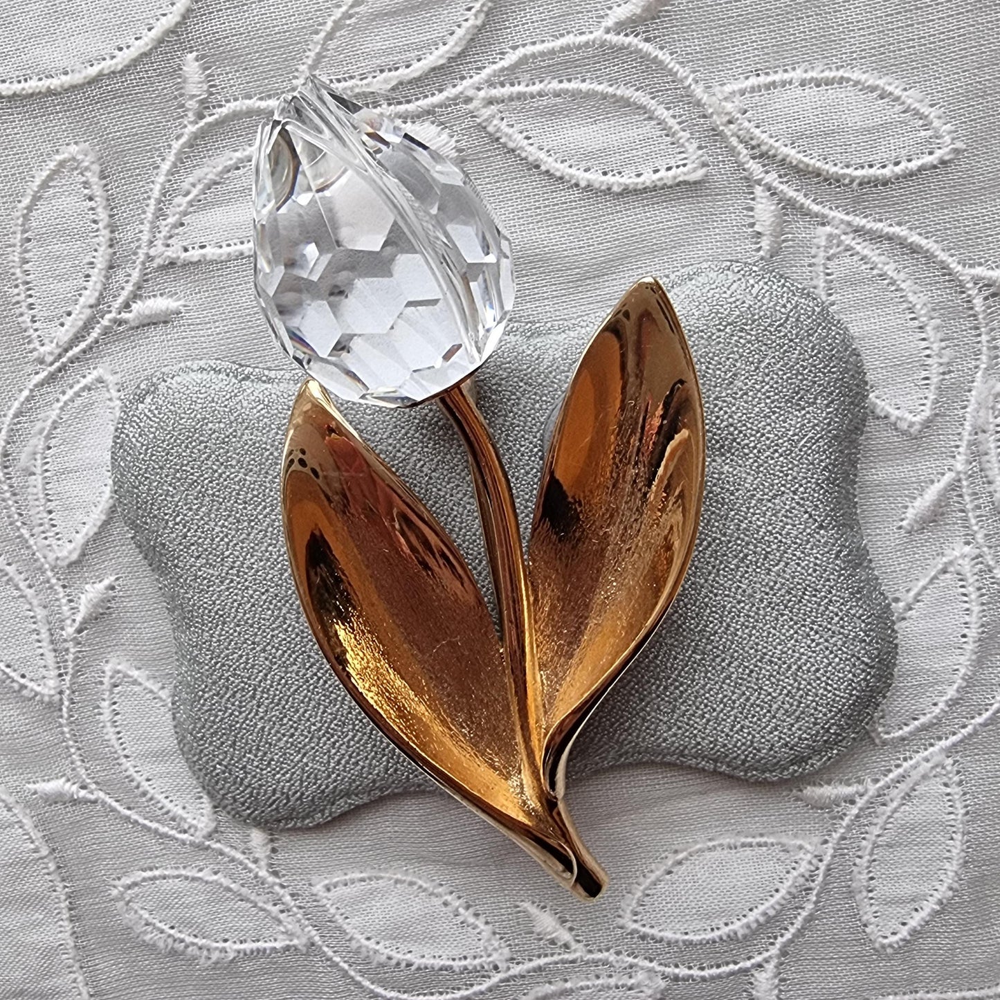 Brooch - Swarovski Crystal Tulip Brooch