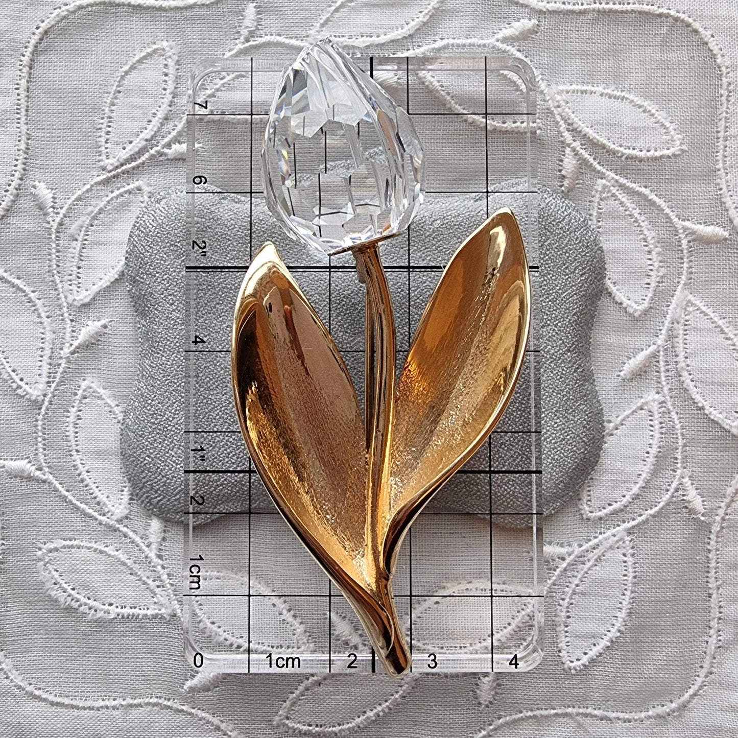 Brooch - Swarovski Crystal Tulip Brooch