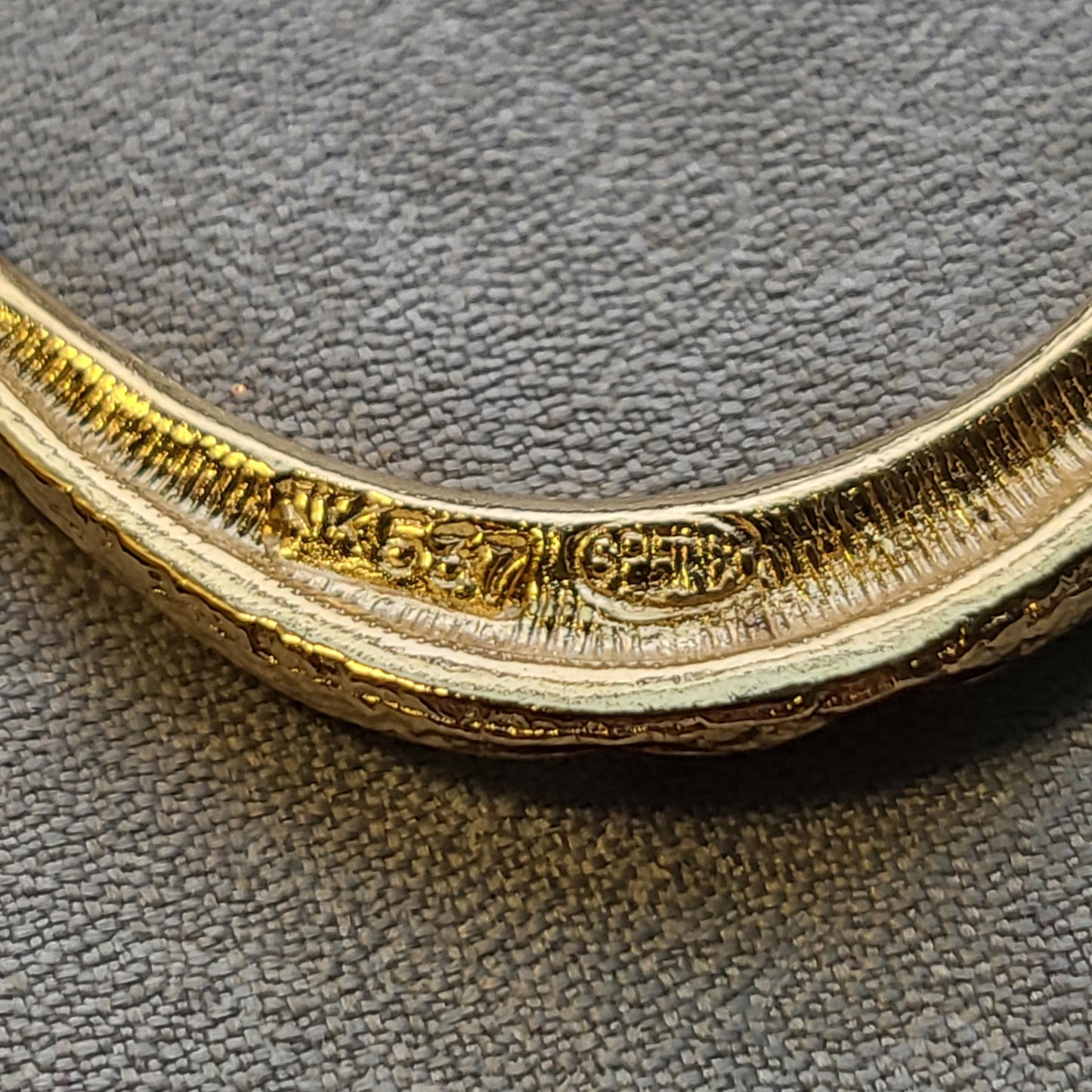 Necklace - Sphinx Blue and White Enamel Necklace