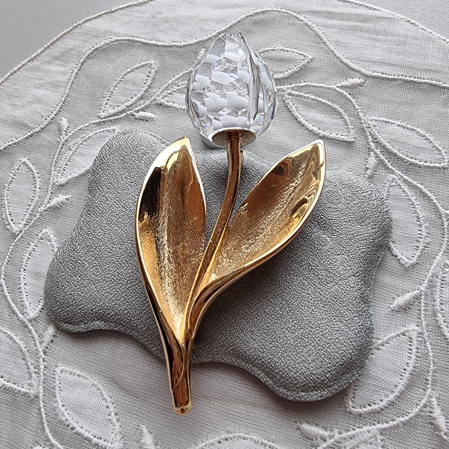 Brooch - Swarovski Crystal Tulip Brooch