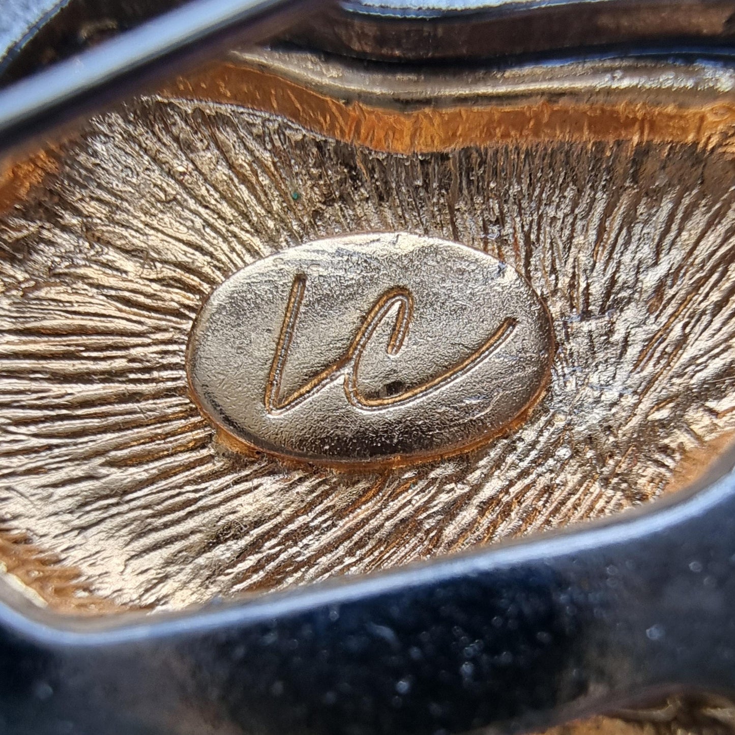 Brooch - Liz Clairborne Gold and Black Panthers Brooch