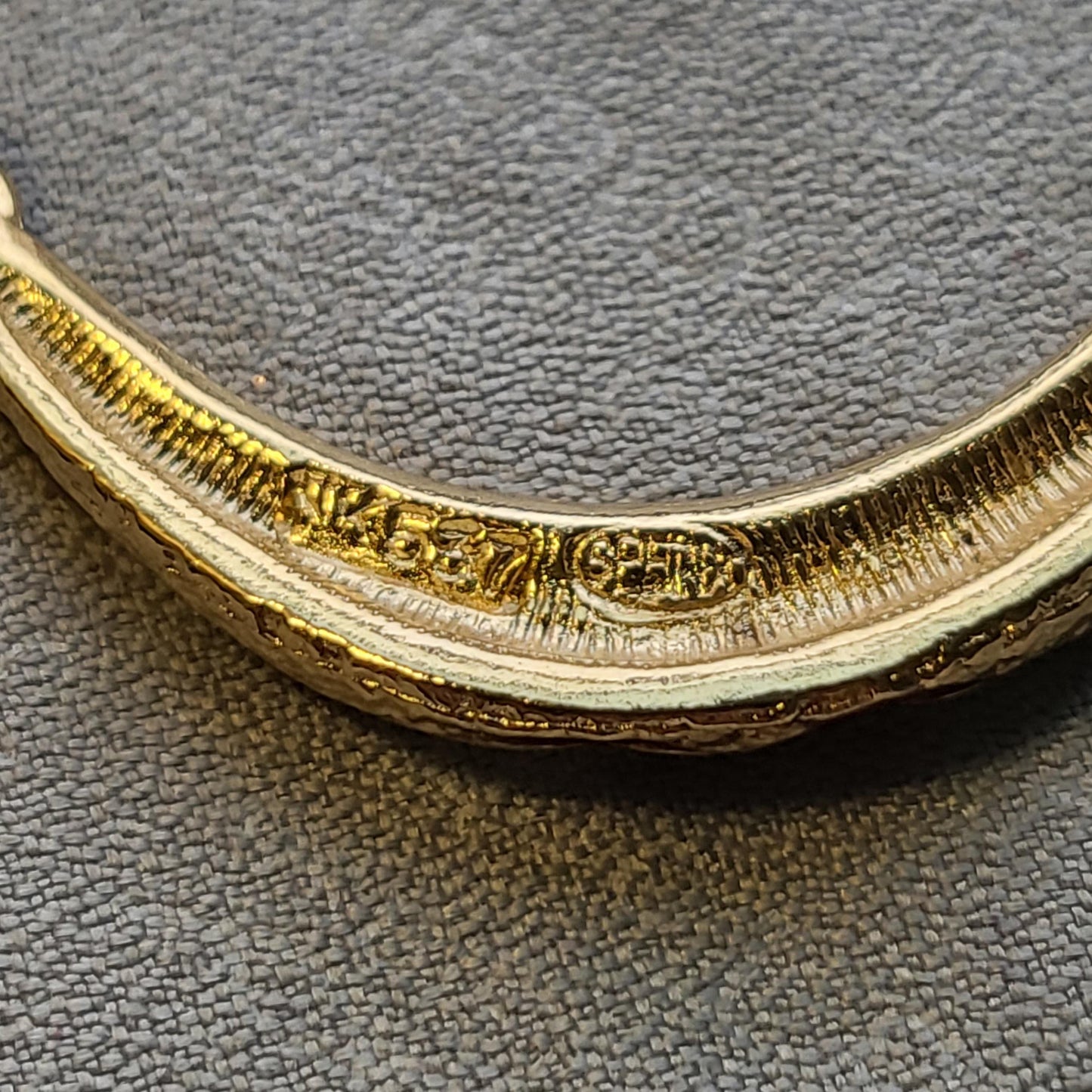 Necklace - Sphinx Red and White Enamel Necklace