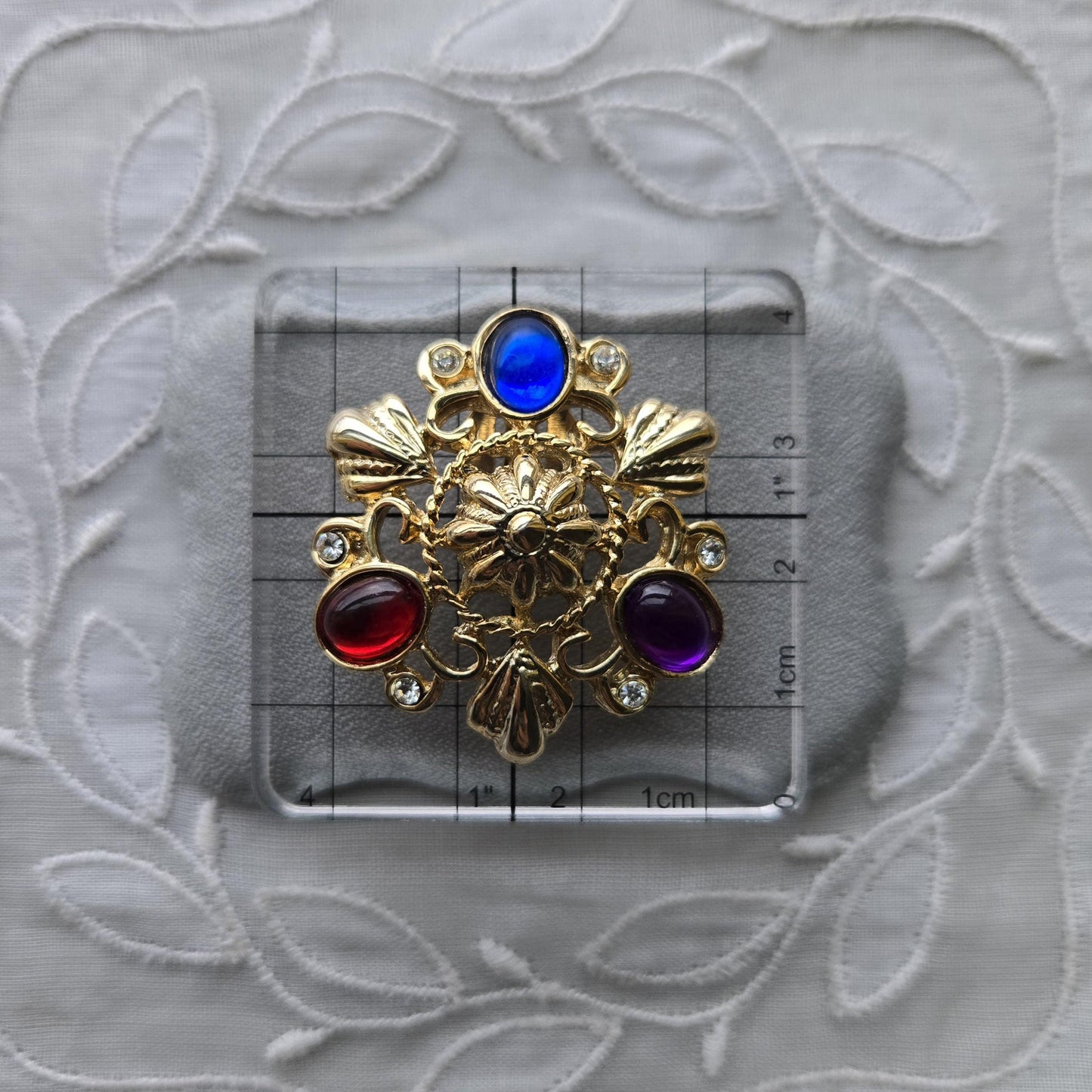 Clip on - Multicoloured Cabochon Clip On Earrings