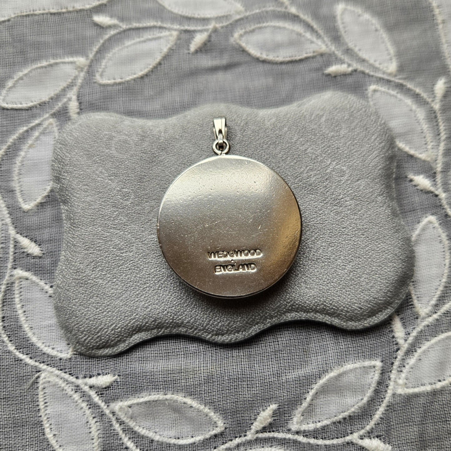 Necklace - Wedgwood Blue Jasperware Cameo Necklace