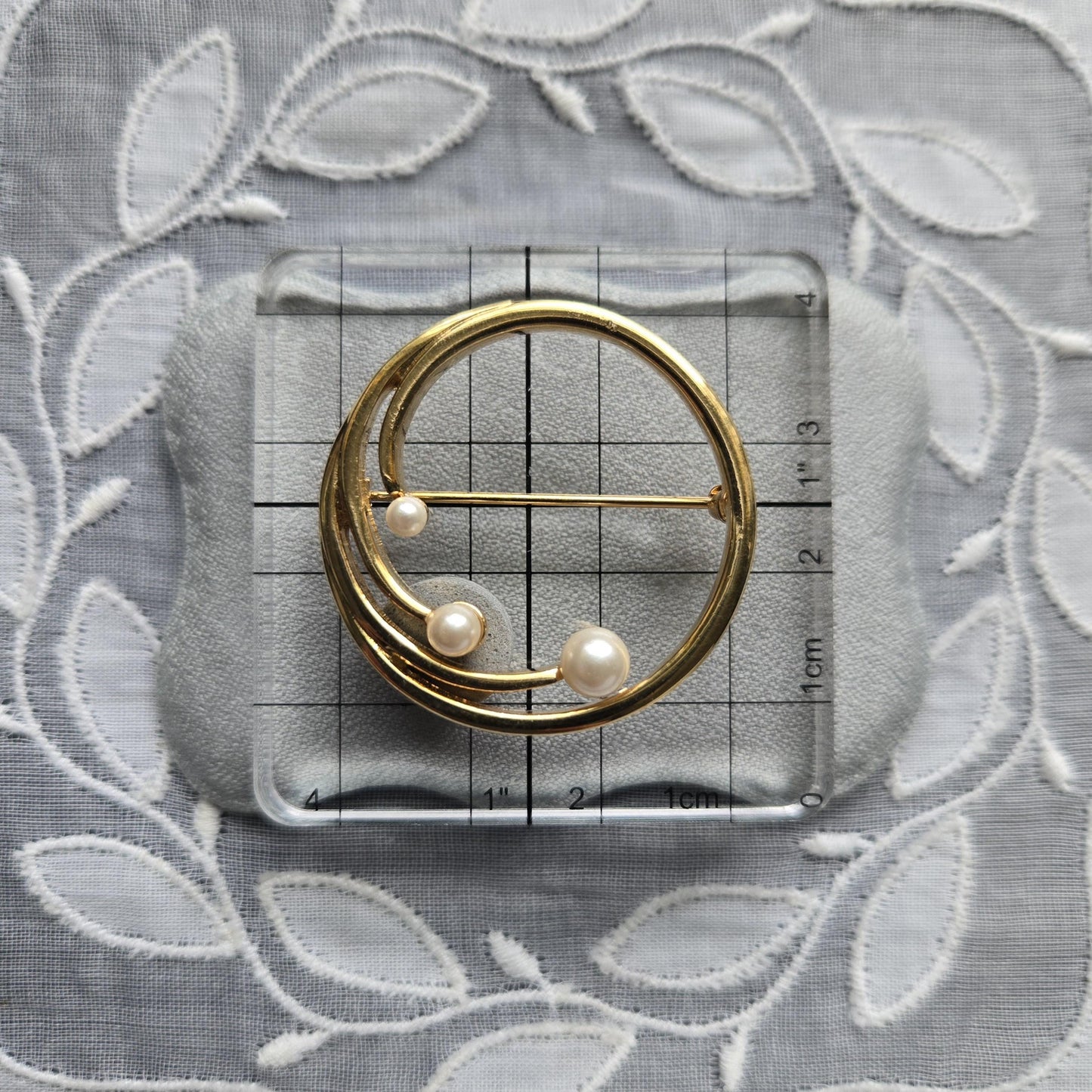 Brooch - Monet Pearl Wreath Brooch