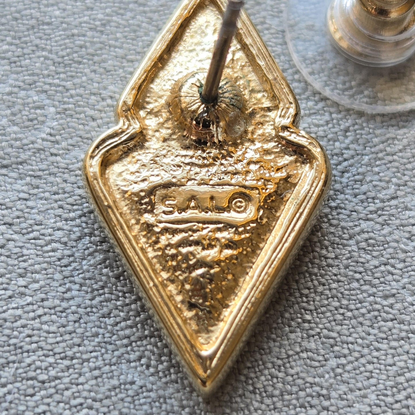 Posts - Swarovski Crystal Red and Clear Crystals Stud Earrings