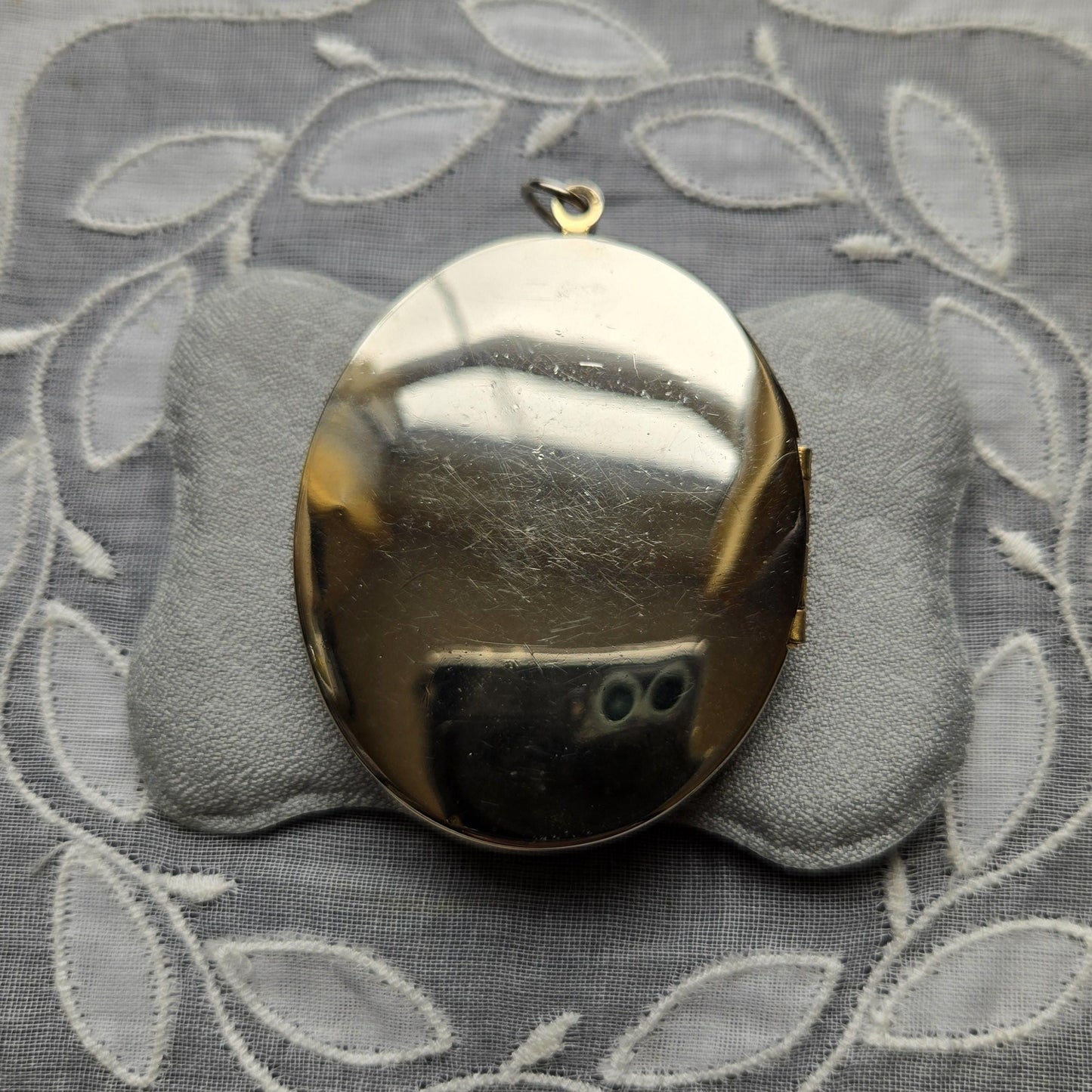 Pendant - Oval Filigree Cameo Locket Pendant